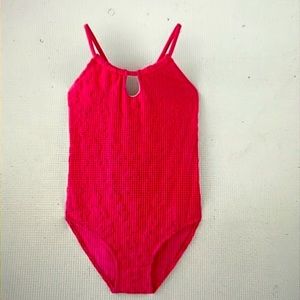 Zara kids cut out jacquard swimsuit size 6-7